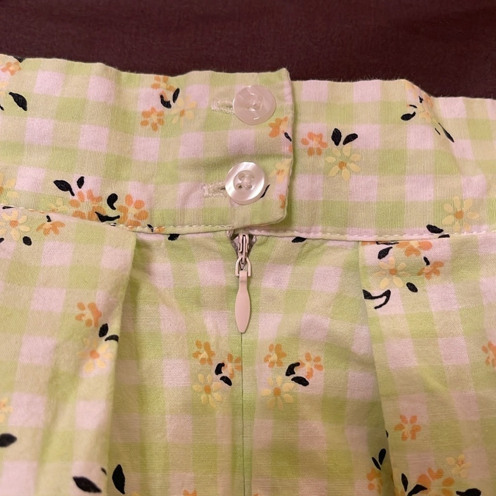 ModCloth Imagine the Possibilities A-Line Floral Cottagecore 70s Skirt Size 16 - Picture 8 of 11